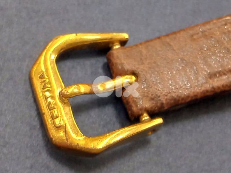 Rare Certina vintage women watch fillted Gold  Swiss movement like new 3