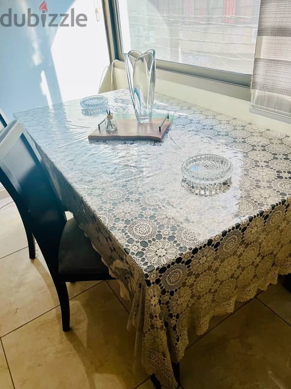 Dining Table with 6 chairs, Dressoir, TV unit (like new) 3