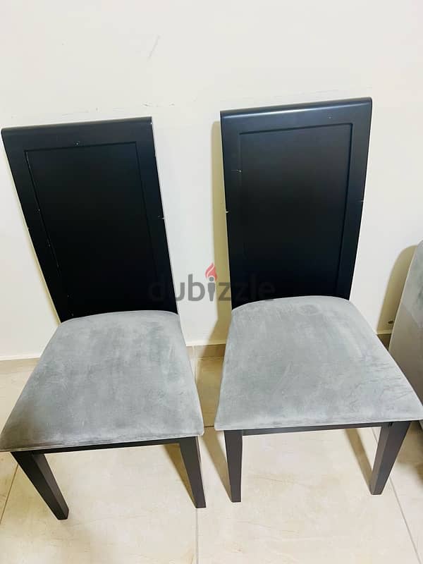 Dining Table with 6 chairs, Dressoir, TV unit (like new) 6