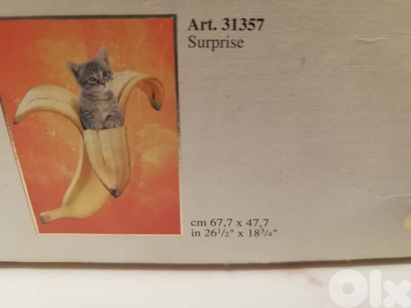 Clementoni "Surprise" puzzle 1000 pcs 68*48 cm puzzle still sealed 1