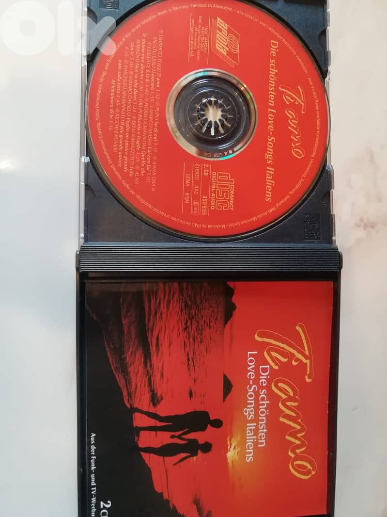 "Ti Amo" Best Italian Love songs on 2 CDs 1
