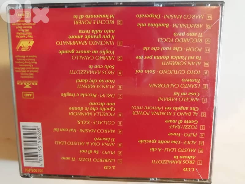 "Ti Amo" Best Italian Love songs on 2 CDs 2