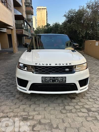 Range Rover Sport V6 Dynamic 2018 white on red & black (clean carfax)