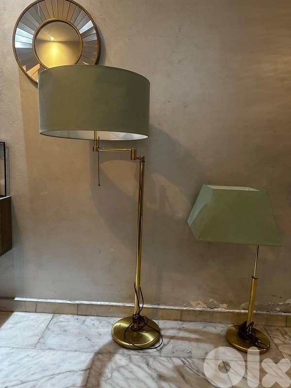 2 vintage holtkotter floor lamp, 280$ 0