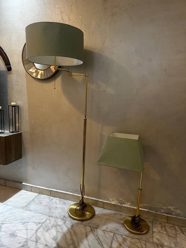 2 vintage holtkotter floor lamp, 280$ 1