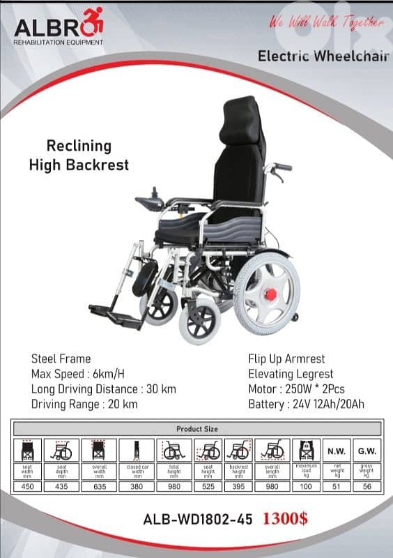 ALBRO Electric Wheelchair 0