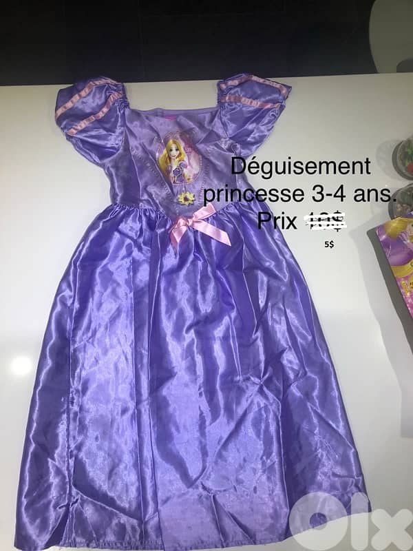 déguisement 5$ chaque 3