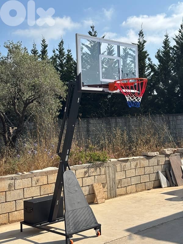 Olympic Basketball hoop with iron base (BIG SIZE) 1