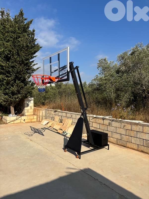 Olympic Basketball hoop with iron base (BIG SIZE) 2
