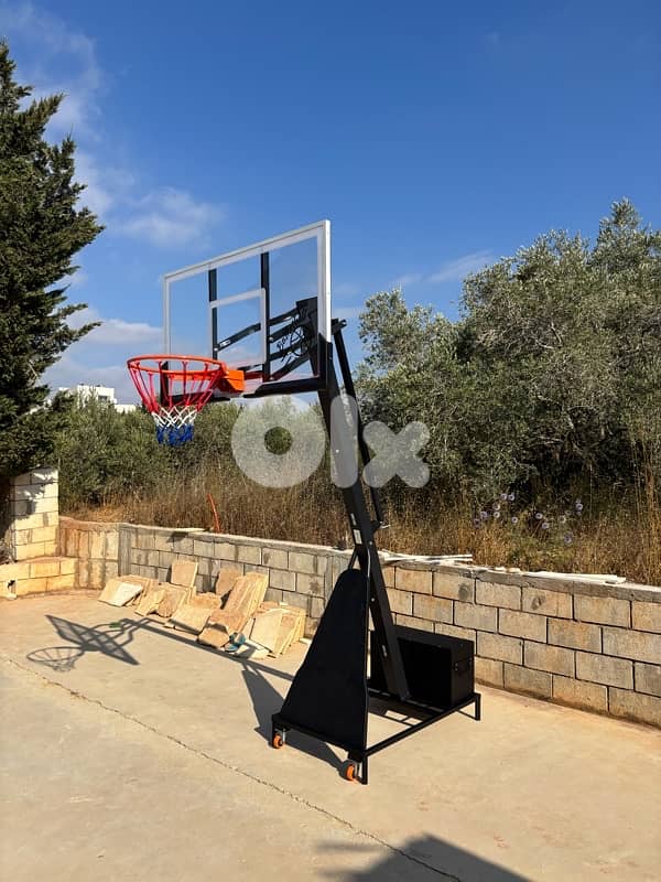 Olympic Basketball hoop with iron base (BIG SIZE) 3