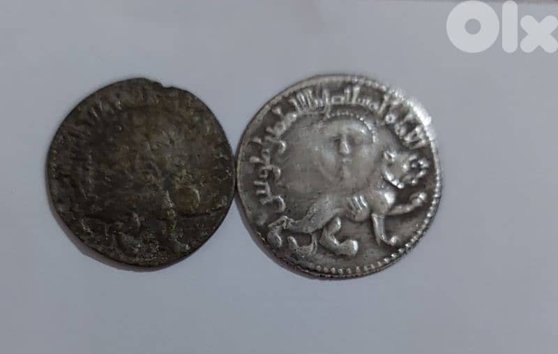 silver Dirham coin islamic slejuks of Rum Kaykhusraw II year 1237 AD 0