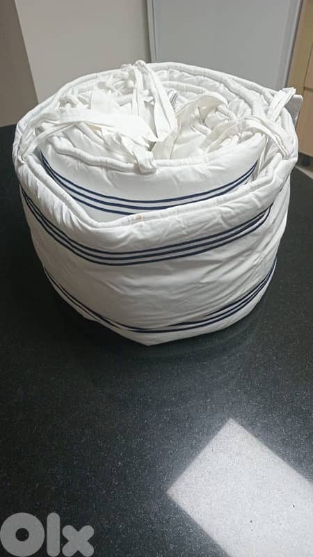 pottery barn crib bumper 0