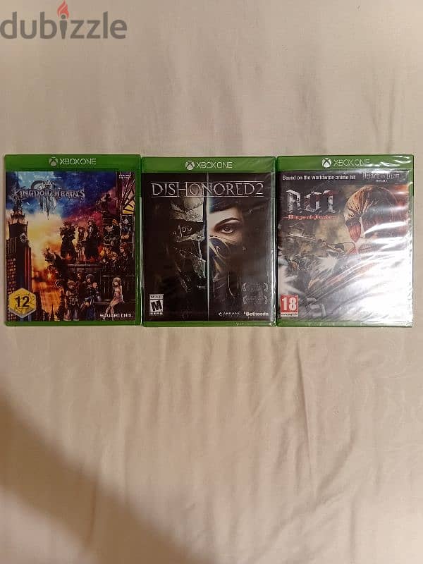 3 Xbox One sealed games 0