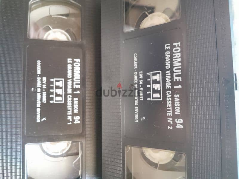 Formula 1 vhs 2 Cassettes TF1 special 1994 features Ayrton Senna 4