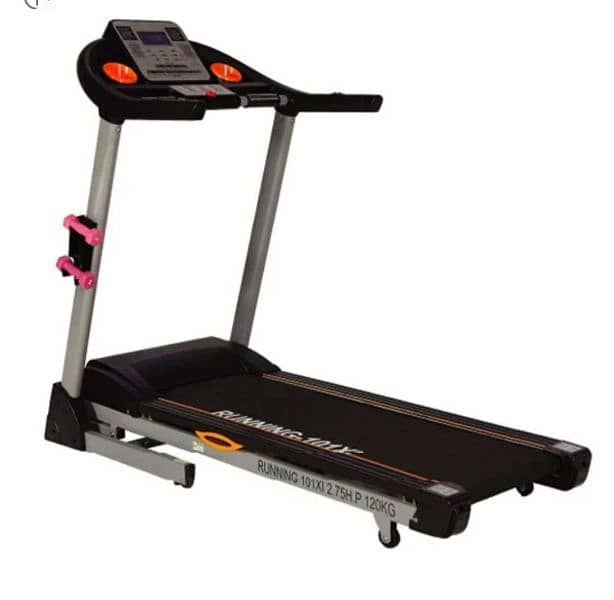 sports treadmill 2,75hp motor automatic incline 0