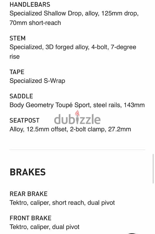 Spesialized Road Bike 8