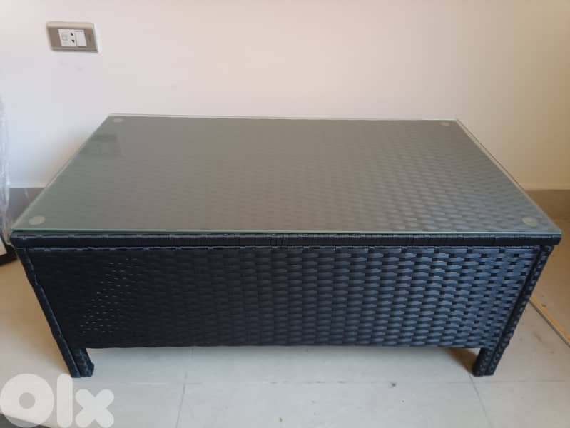 Resin outdoor sofa set 4