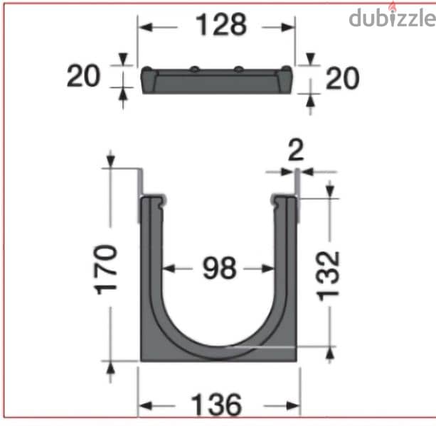 Nicoll hydraulic drainage channels C250 1