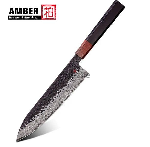 professional demascus steel chefs knife 1