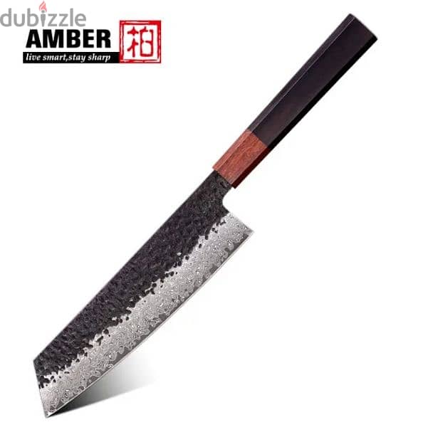 professional demascus steel chefs knife 2