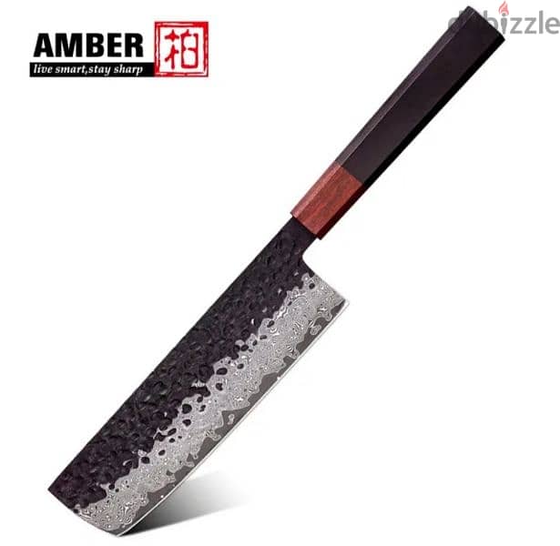 professional demascus steel chefs knife 3