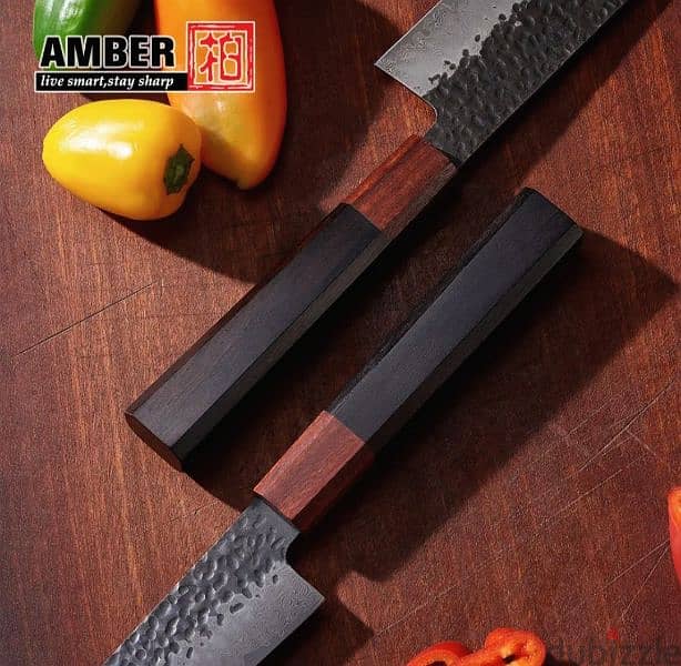 professional demascus steel chefs knife 13