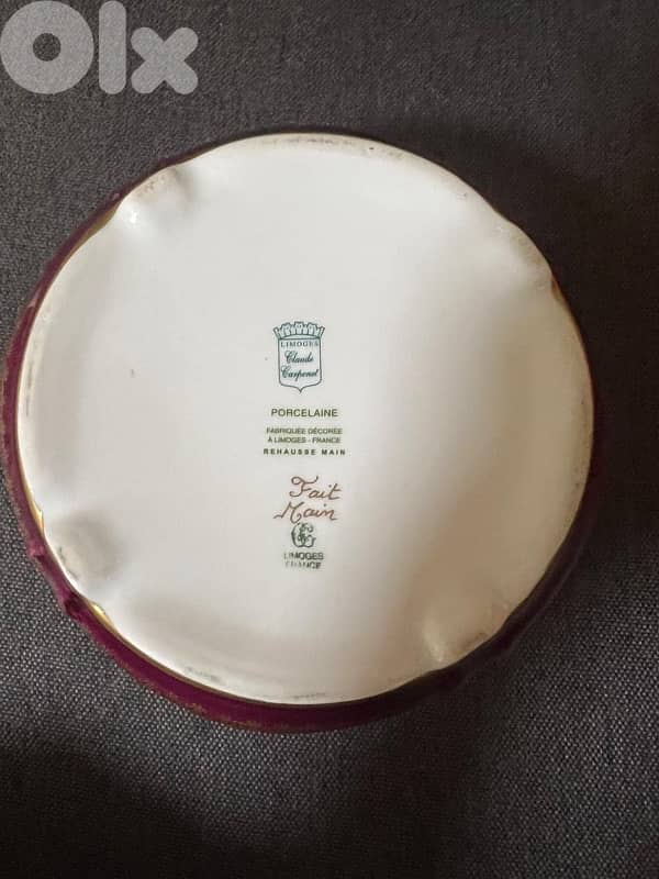 5 pieces of Limoges 5