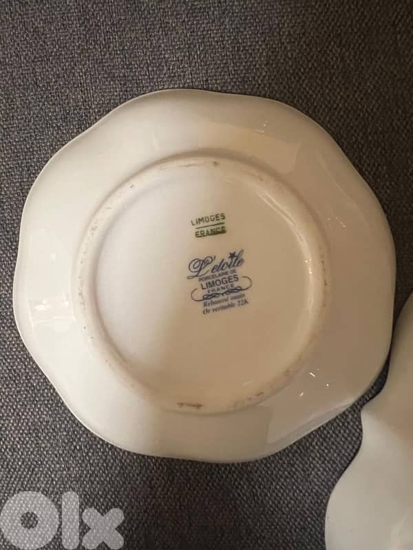 5 pieces of Limoges 6