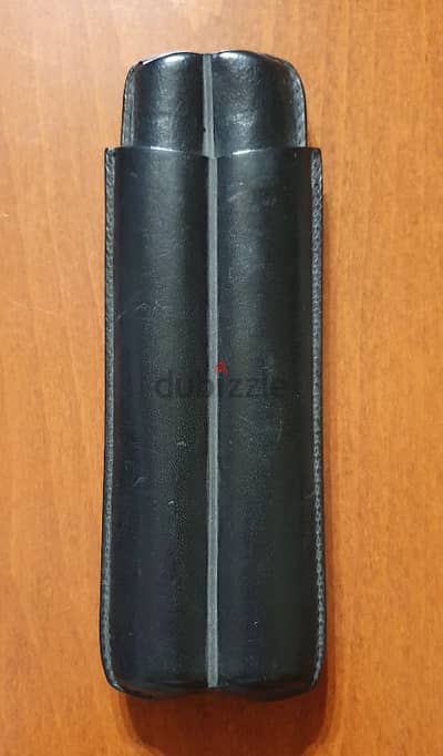 leather genuine for 2 cigar pocket box