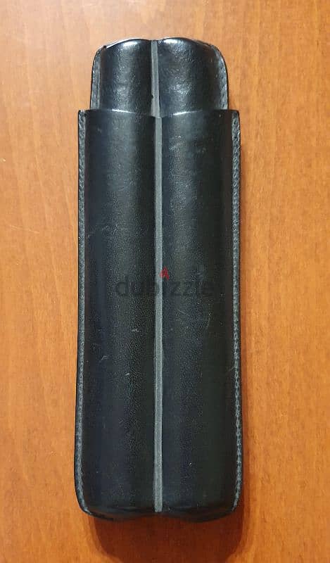 leather genuine for 2 cigar pocket box 1