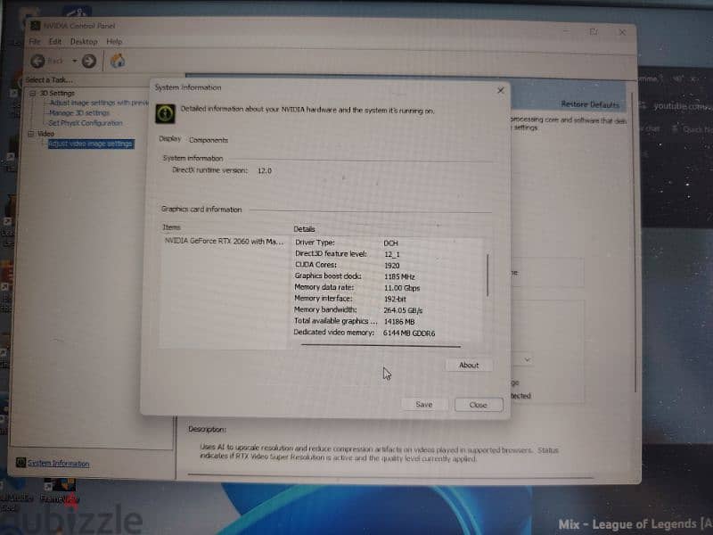 MSI GAMING LAPTOP I7 11TH RTX2060 6