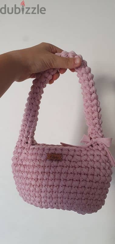 handmade crochet handbag