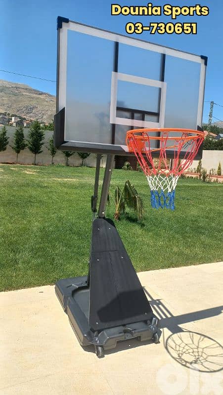 only 280$ movable basketball hoop (swimming pool mode) 0