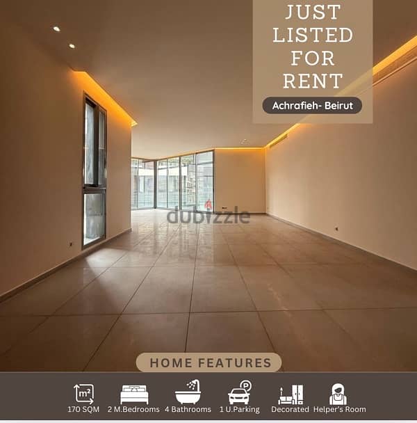 Decorated Apartment for Rent in Achrafieh 0