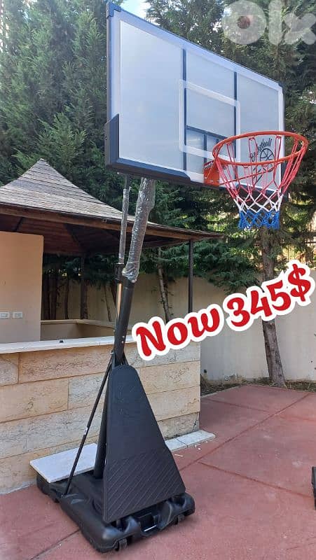Now 345$ before 390$ movable basketball hoop 0
