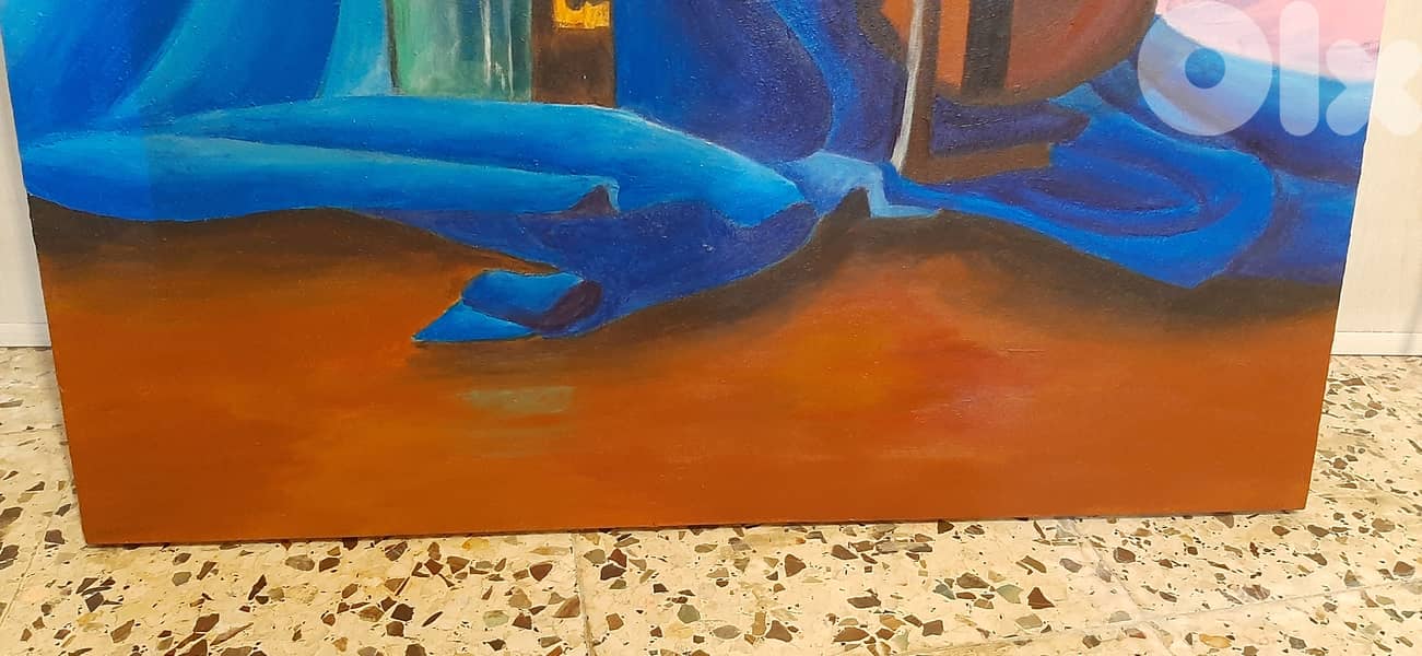 لوحة قماشية لغيتار 1