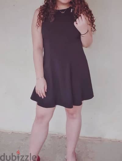 mini black dress - elegant size M-L