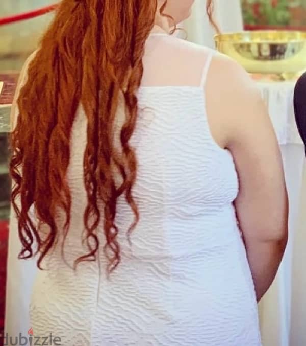 Short White dress / baptism dress / godmother dress / prewedding dress 1