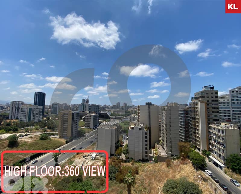 High Floor – Ashrafieh Sioufi | Panoramic City View ! REF#KL122998 ! 0