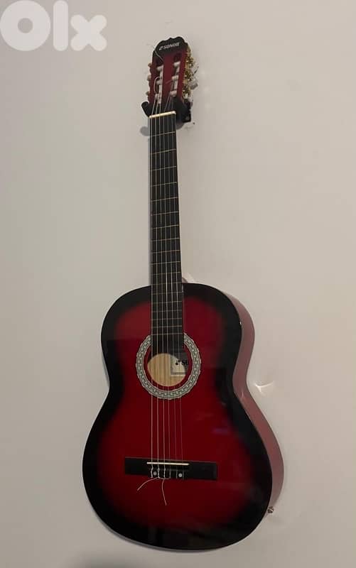 sonor electro-classical guitar+amp 0
