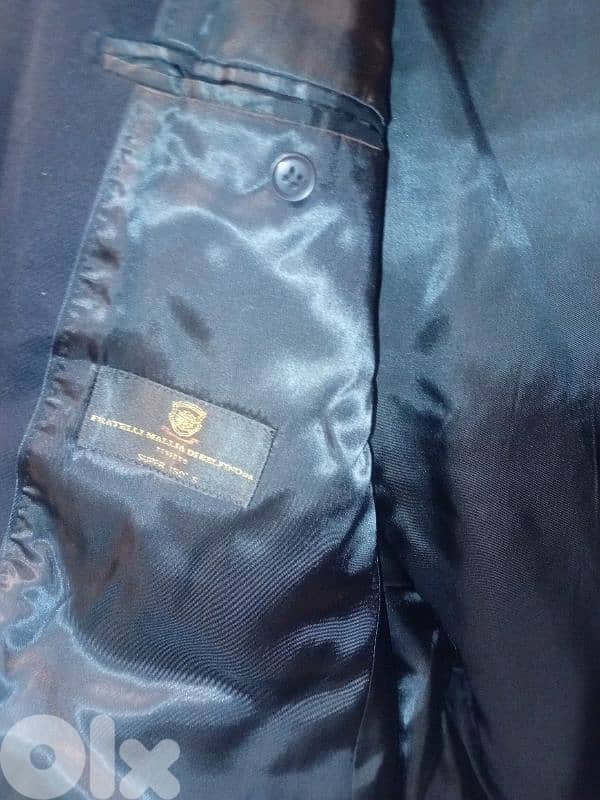 blazer made in Italy dark blue 3