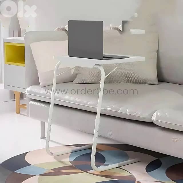 Table Mate Tray – Foldable, 6 Heights & Cup Holder for Bed & Laptop 3