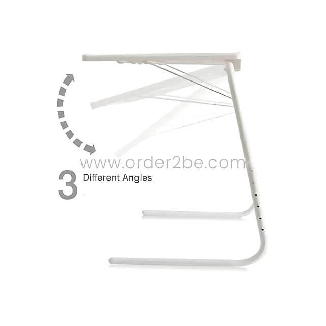 Table Mate Tray – Foldable, 6 Heights & Cup Holder for Bed & Laptop 9