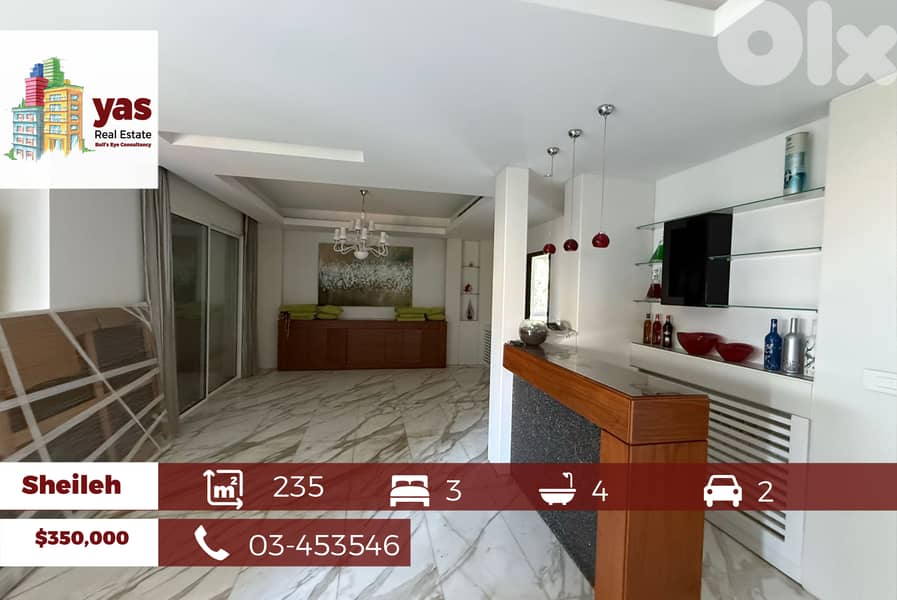 Sheileh 300m2 | Designer Signature | Prime | Furnished | Unique | BA | 0