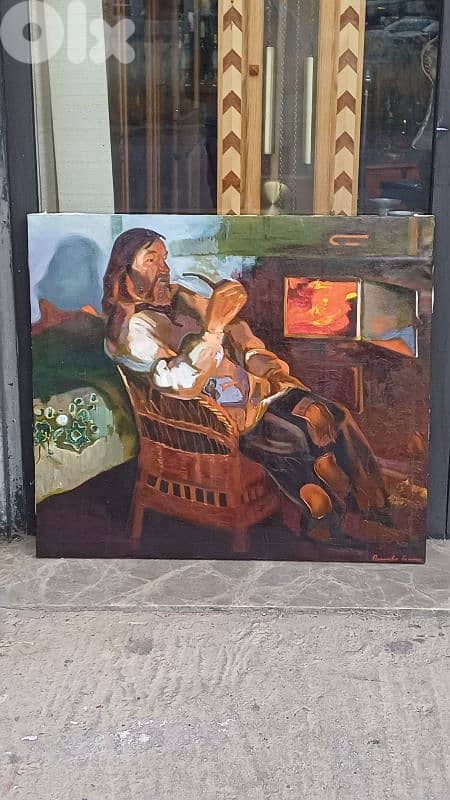 لوحة رسم زيتي روسيّة 0