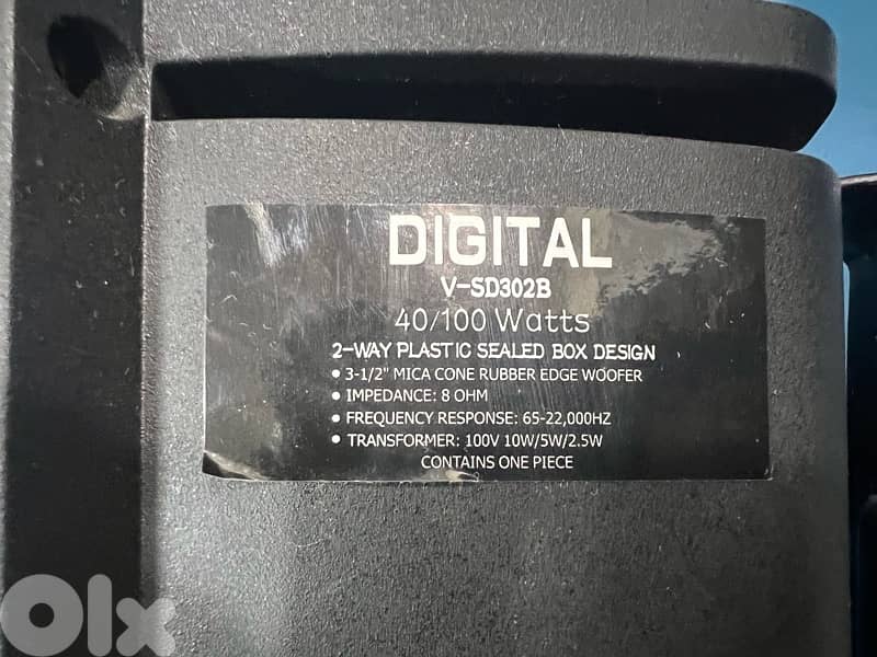 Sound System Amplifier + 4 speakers 5