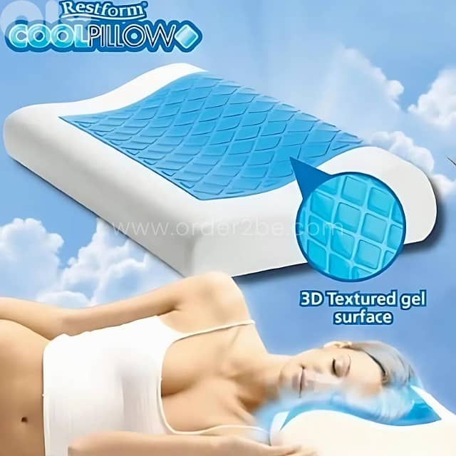 Restform Cool Gel Pillow – #1 Memory Foam for Night Sweats & Neck Pain 4