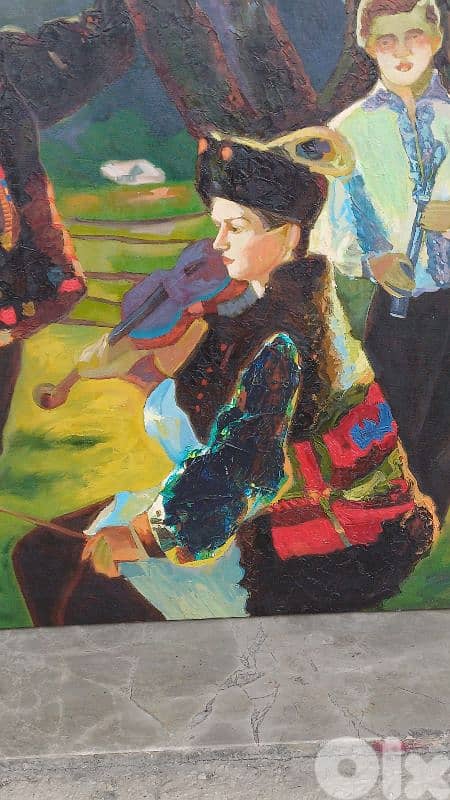 لوحة رسم زيتي روسيّة 4