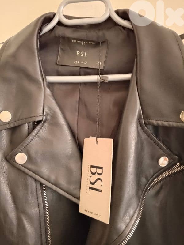 BSL Black Leather Jacket 2