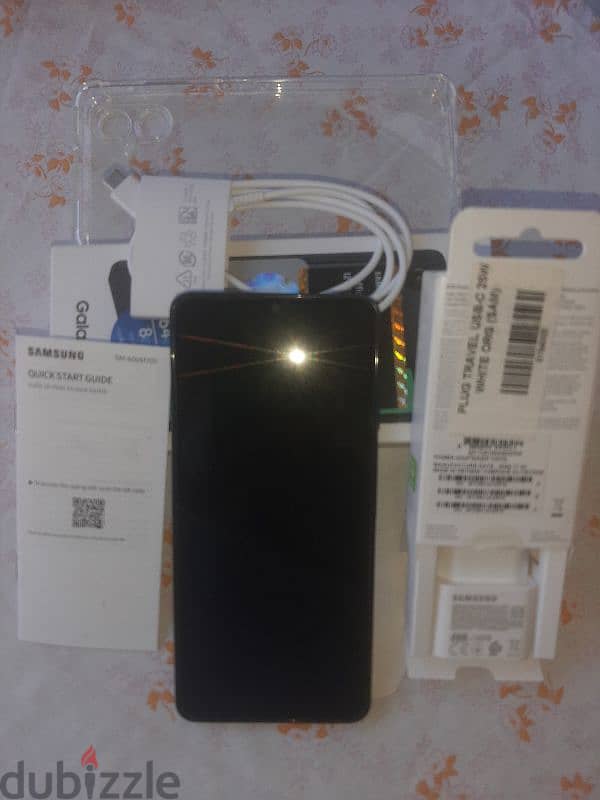 Samsung galaxy A06 brand new with cable , charger and protector 4